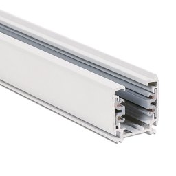 Trostepena aluminijumska šina bela za šinski reflektor 1m M-4TRACK-1M-W