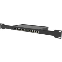 MikroTik Router BOARD RB4011iGS+RM, 228 × 120 × 30 mm,crna