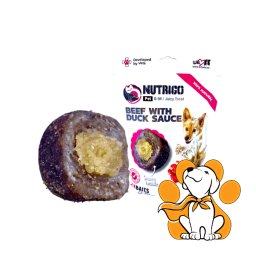 LK Baits Nutrigo Dog Treat Veal & Duck Sauce S/M 150g, Govedina Sa Pačjim Sosom