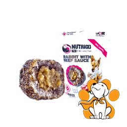LK Baits Nutrigo Dog Treat Rabbit & Beef S/M 150g, Sočna Poslastica Za Pse