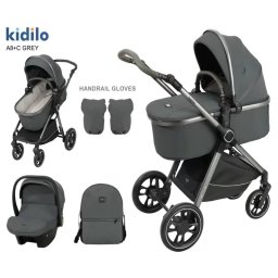 KOLICA ZA BEBE KIDILO A8+C GREY