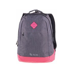Ranac za tinejdžere PULSE - BICOLOR TAMNO SIVO-PINK