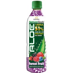 ALOE ORGANIC Strawberry 500ml.