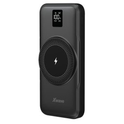 Xwave GoEnergy 10Wd black Power bank eksterna baterija 10000mAh/20W/15W wireless/PD/QC3.0