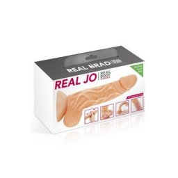 Dildo sa pomičnom kožicom Real Jo 17,5 cm
