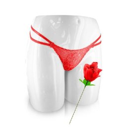 Ruža sexy gaćice Crvene