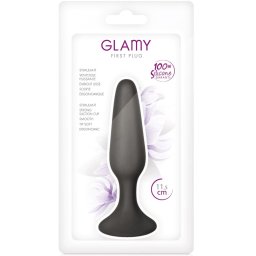 Silionski analni plug Glamy 11,5 / 2,8 cm
