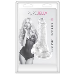 Mini prozirni dildo Pure Jelly Clear 13 cm