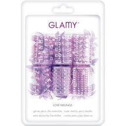 Silikonske polu navlake za penis Glamy Love Feelings