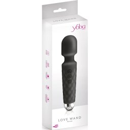 Klitoralni vibrator punjiv Yoba Wand Crni