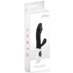 Silikonski vibrator Elya Black