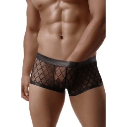 Muške Mrežaste Boxerice Boxer Transparent