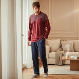 Muška pidzama Winter - komplet XL veličina Model 9146 ( VLK000290-9146-XL )