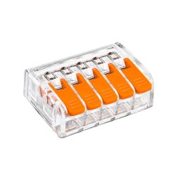 Bezvijačna spojnica-klemna, 5P 0.2-2.5mm2 450V/32A
