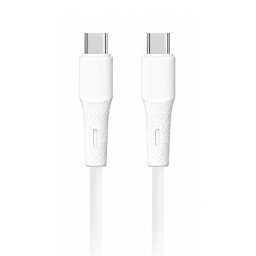 USB-C na USB-C silikonski kabel, PD60W, 1m