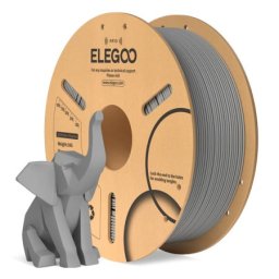 Elegoo PLA Grey 1,75 mm / 1000 g Paper Spool(RFID) ( 074545 )