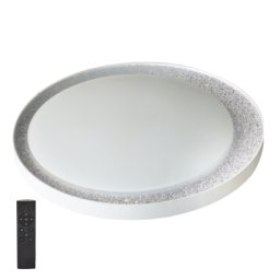 LED plafonjera transparentna 2x36W 180~260V 3CCT 3000/4000/6500K prizmatik+opal Ø550mm SMD sa daljinskim M205415