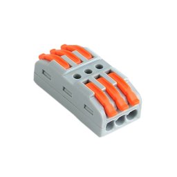 Bezvij. spojnica-klemna, 3P/3P 0.2-4mm2 450V/32A