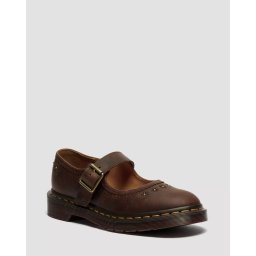 DR. MARTENS MARY JANE FLOWER CIPELE DBROW