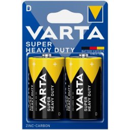 VARTA Superlife Tip D 1.5V R20 SUPER HEAVY DUTY, Cink-karbon baterije, PAK2 (cena po kom.)