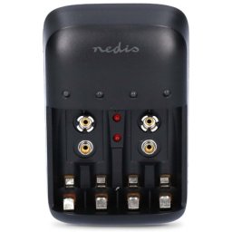 Nedis BACH07 Punjač za baterije sa led indikatorom AA, AAA, 9V