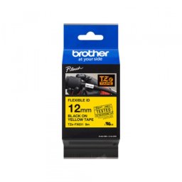 Brother TZe-FX631 crna na žuto 12mm Flexible ID ( 2834 )