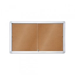 Rocada Tabla oglasna 8xA4, plutana, klizna vrata, 94 x 68 ( M009 )