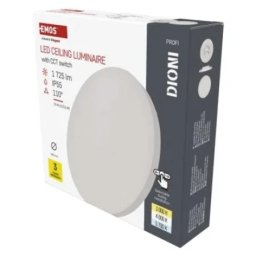Emos zm7150 Led panel nadgradni dioni okrugli beli podesiv cct, 10/15w 1150/1725 lm, ip55 28x6,2cm ( 3697 )