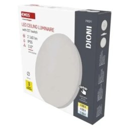Emos zm7151 Led panel nadgradni dioni okrugli beli podesiv cct, 13/18w 1560/2160 lm, ip55 36x6,5cm ( 3699 )