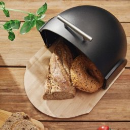 Dekordom kutija za hleb darvin 37x26x22cm - black - hml ( 039038 )