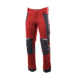 Lacuna radne pantalone ultimate flex crvene veličina 48 ( 8ultipc48 )