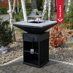 Baštensko ložište sa roštiljem QUADRUM BBQ/V fire pit