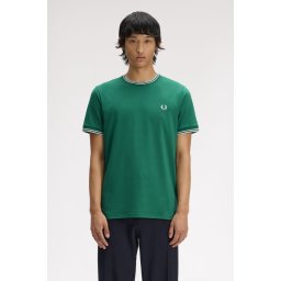 FRED PERRY TWIN MAJICA SGREENL