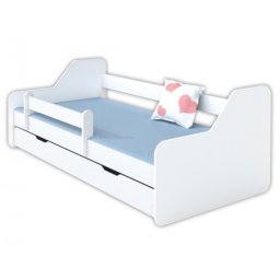 Krevet sa fiokom I dušekom 180x80 DIONE - BELA ( 7789 )
