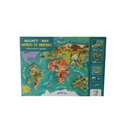 Magnetna mapa životinje sveta 36 delova Dodotoys