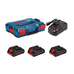 Bosch Starter Set 3xProcore 18V/4Ah+GAL 1880 CV+L Boxx 0.615.990.L1R