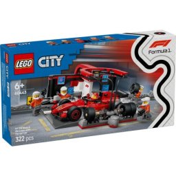 Lego F1 pitstop i ekipa sa Ferrari formulom ( 60443 )