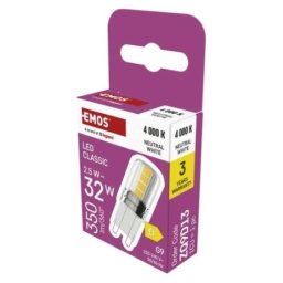 Emos zq9d12 Led sijalica classic jc 2,5w(32w) 350lm g9 ww ( 3765 )