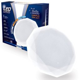 Lumax led plafonjera stella diamond lumplo-20w 3cct (6000/4000/3000k) 1600lm 260x60 ( 006922 )
