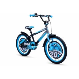 Proizvod sa nedostatkom - OUTLET - Galaxy bicikl dečiji wolf 20" crna/siva/plava ( 590027 )