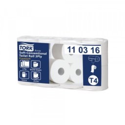 Tork Toalet papir za dispenzer T4 Conventional 250 listića 1/8 110316 ( J262 )