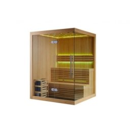Nero Sauna soba – kanadski hemlock – 1500x1200x1900 za 3 osobe sa rasvetom ( 14731 )