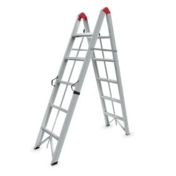 SuperStep Duple Sklopive Štapne Alu Merdevine 2x5 188cm ( 1891 )