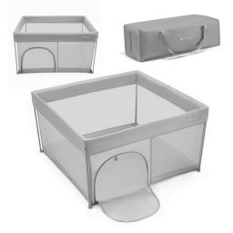KINDERKRAFT OGRADICA ZA BEBE ZIKI GREY