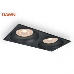 DAWN ROZETNA JM-052 2*GU10 CRNA