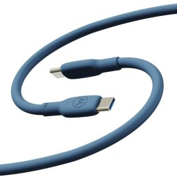 MOTOROLA Silicone 2m Kabl Type C na Type C 5A, Blue / 100W