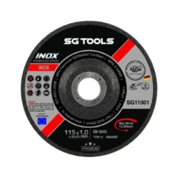 SG TOOLS SG11002 rezna ploča 115 x 1.0mm, 50 komada, Inox Premium WA 60 RBF ( SG11002 )