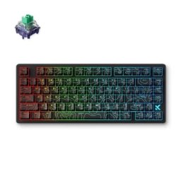 McHose Jet 75 Black Topographic/KailH Magtetic God switch Gaming tastatura