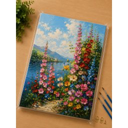 BOJENJE PO BROJEVIMA SET CVETIĆI 40X50CM *AK