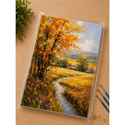 BOJENJE PO BROJEVIMA SET JESEN 40X50CM *AK
